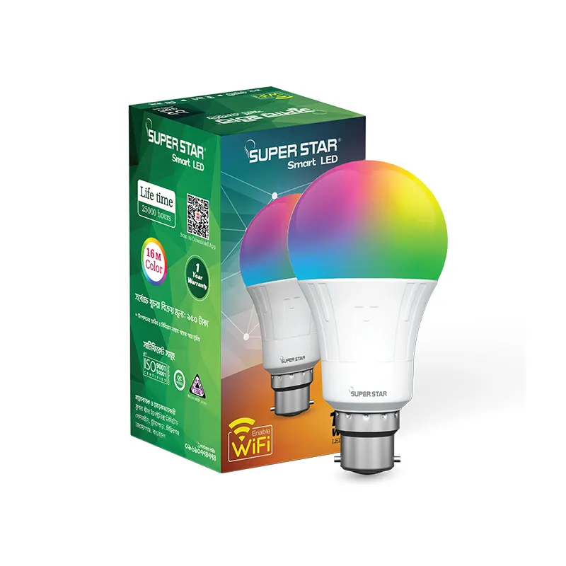 Super Star App Controlled WiFi Smart LED Light (B22)