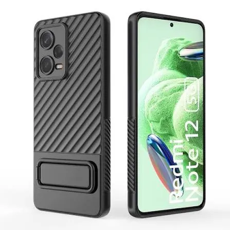 For Xiaomi Redmi Note 12 Pro 5G Global Wavy Texture TPU Phone Case with Lens Film