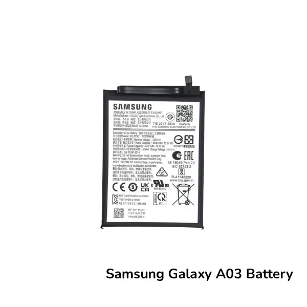Original Samsung A03 Battery Price in Bangladesh