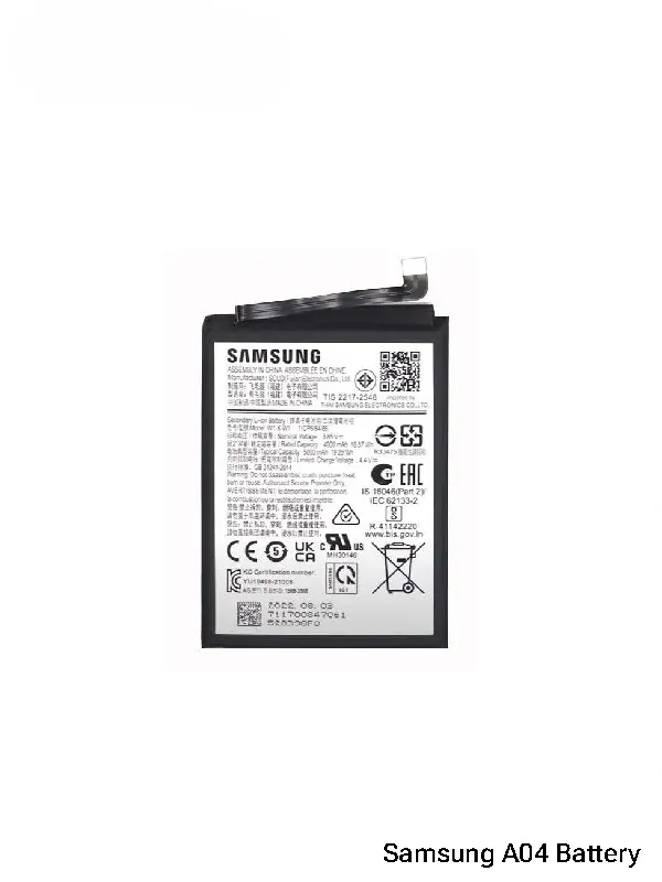 Samsung Original Samsung A04 Battery Price in Bangladesh Samsung Battery Price in Bangladesh - Mobile.com.bd