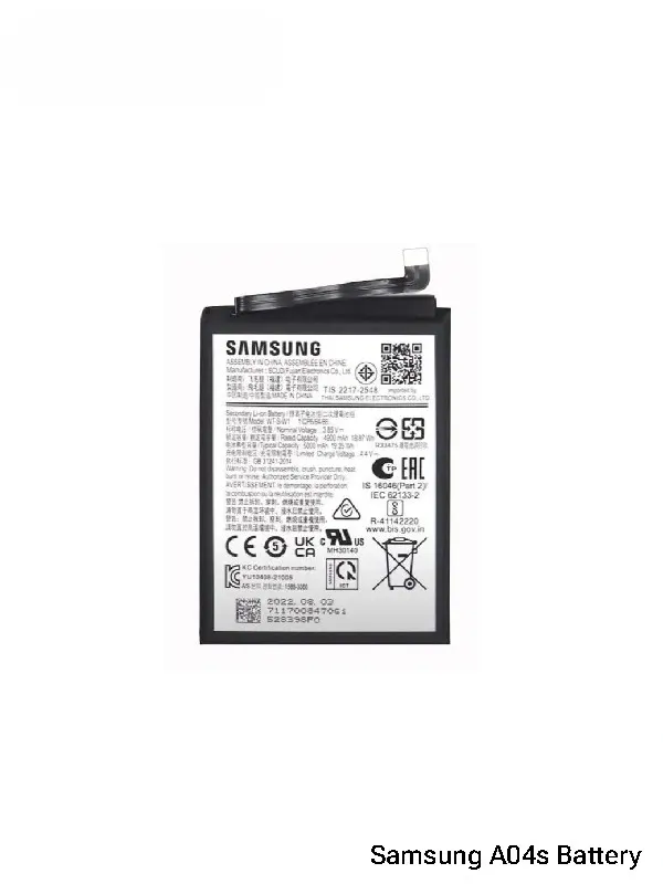 Samsung Original Samsung A04s Battery Price in Bangladesh Samsung Battery Price in Bangladesh - Mobile.com.bd