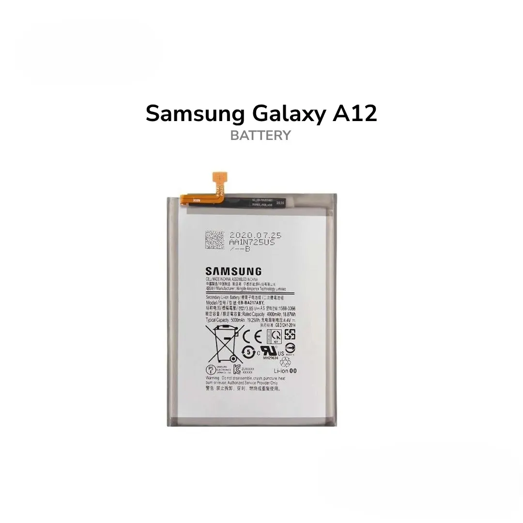 Samsung Original Samsung A12 Battery Price in Bangladesh Samsung Battery Price in Bangladesh - Mobile.com.bd