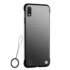 Samsung Galaxy A01 Case Cover Ultra-thin Frameless Ring Design Transparent