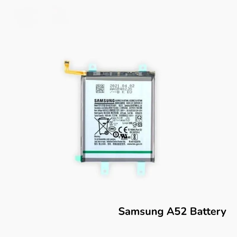 Samsung Original Samsung A52 Battery Price in Bangladesh Samsung Battery Price in Bangladesh - Mobile.com.bd