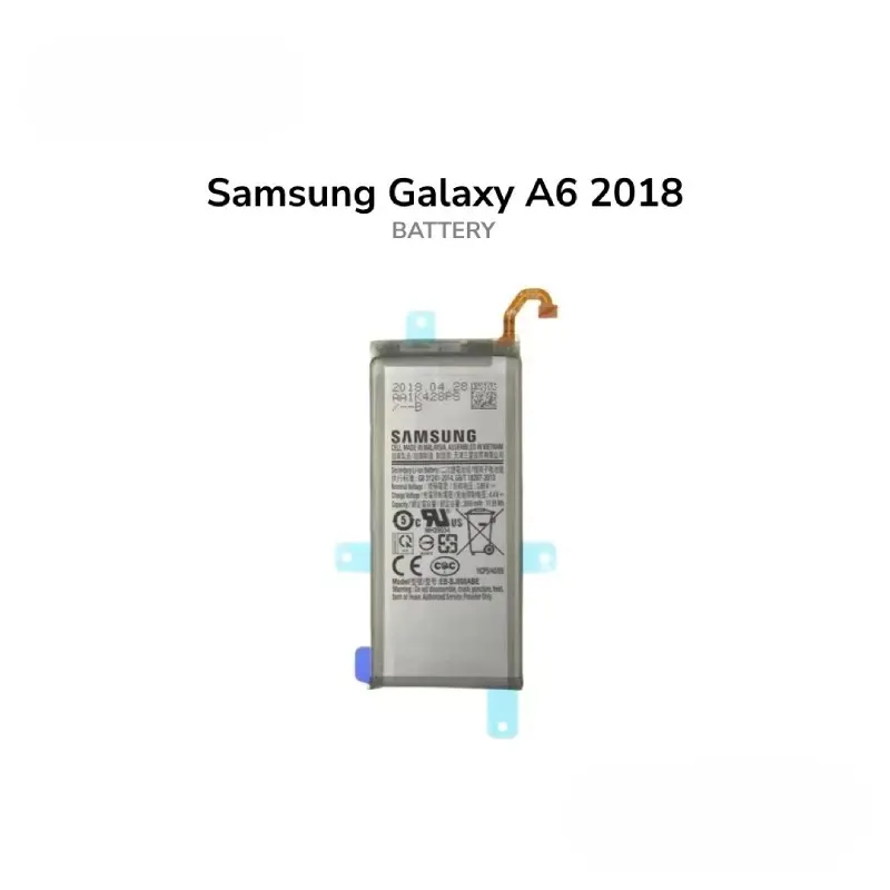 Samsung Original Samsung A6 2018 Battery Price in Bangladesh Samsung Battery Price in Bangladesh - Mobile.com.bd