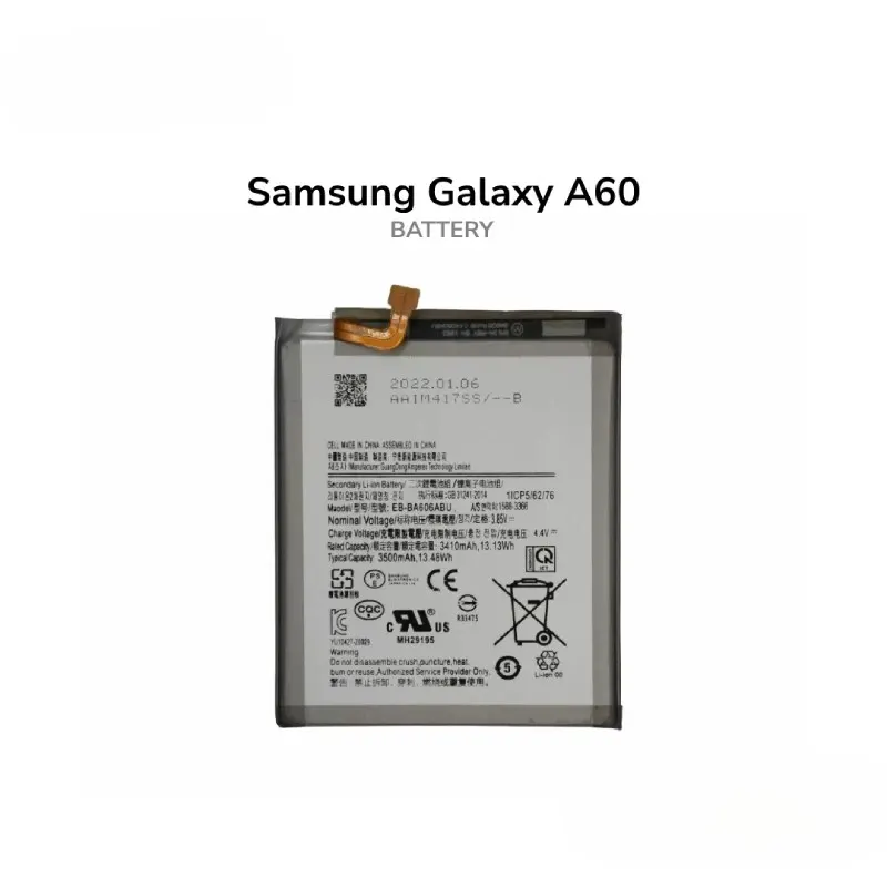 Samsung Original Samsung A60 Battery Price in Bangladesh Samsung Battery Price in Bangladesh - Mobile.com.bd