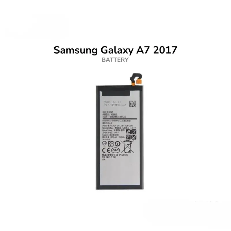 Samsung Original Samsung A7 2017 Battery Price in Bangladesh Samsung Battery Price in Bangladesh - Mobile.com.bd