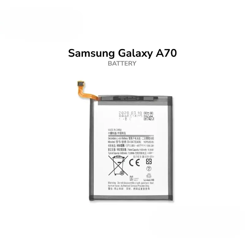 Samsung Original Samsung A70 Battery Price in Bangladesh Samsung Battery Price in Bangladesh - Mobile.com.bd
