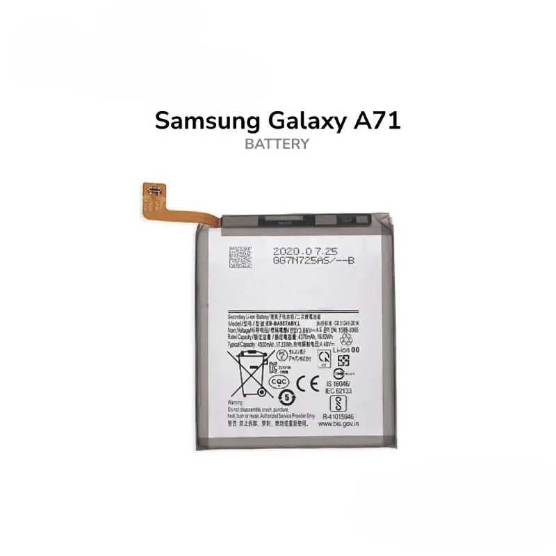 Samsung Original Samsung A71 Battery Price in Bangladesh Samsung Battery Price in Bangladesh - Mobile.com.bd