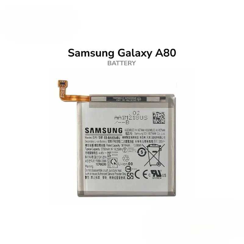 Samsung Original Samsung A80 Battery Price in Bangladesh Samsung Battery Price in Bangladesh - Mobile.com.bd