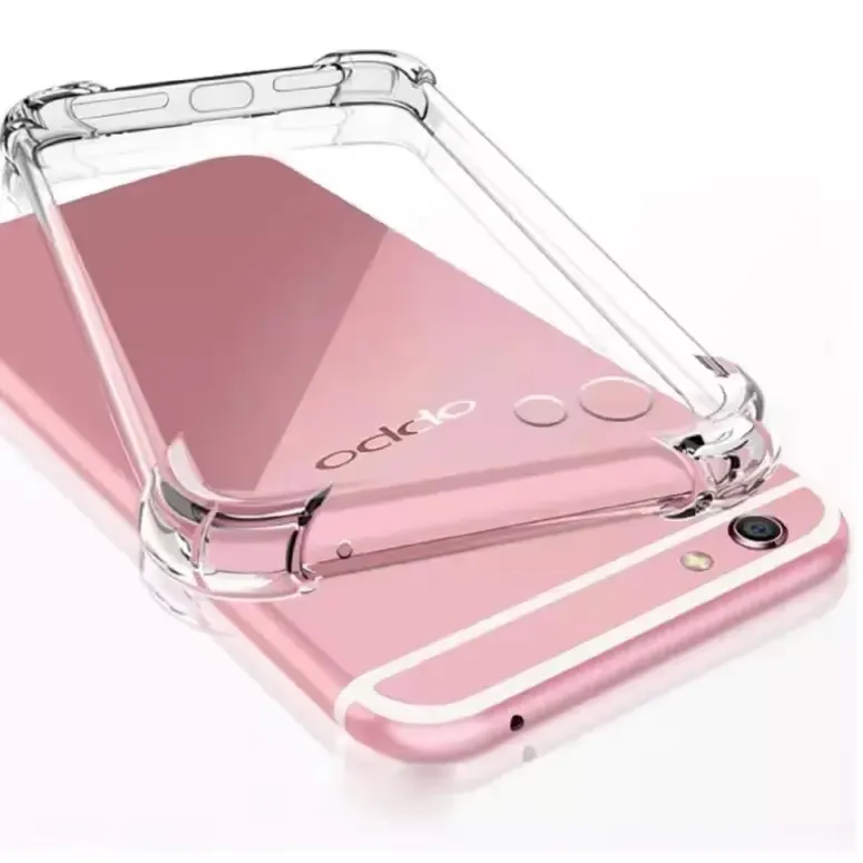 Oppo Neo 7 Ultra Slim Transparent Anti Shock Side Bumper Corner 4D Crystal Clear Camera Cutting Cover Case & Cover Price in Bangladesh - Mobile.com.bd