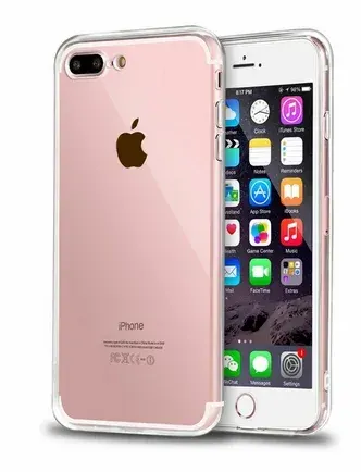 IPhone 8 Plus Transparent 6D Crystal Silicone Bumper Case antiShock Corner - Price in Bangladesh