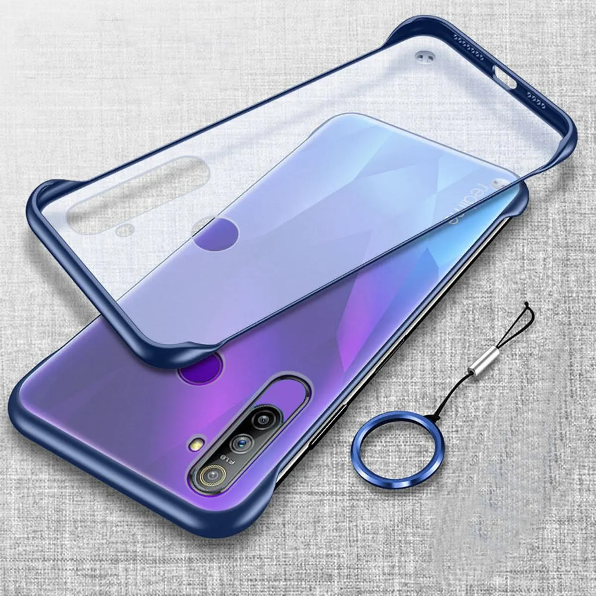 Oppo Realme C3 Frameless Slim Back Cover