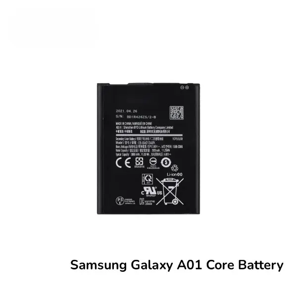 Samsung Original Samsung Galaxy A01 Core Battery Price in Bangladesh Samsung Battery Price in Bangladesh - Mobile.com.bd