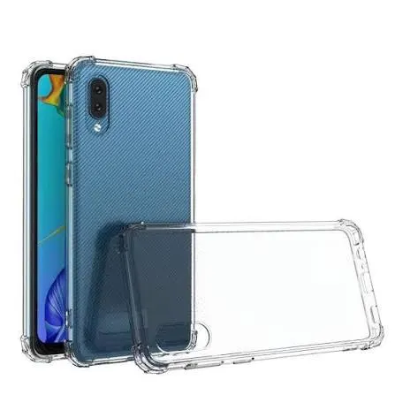 Samsung Galaxy M02 A02 Ultra Slim Transparent Anti Shock Side Bumper Corner 4D