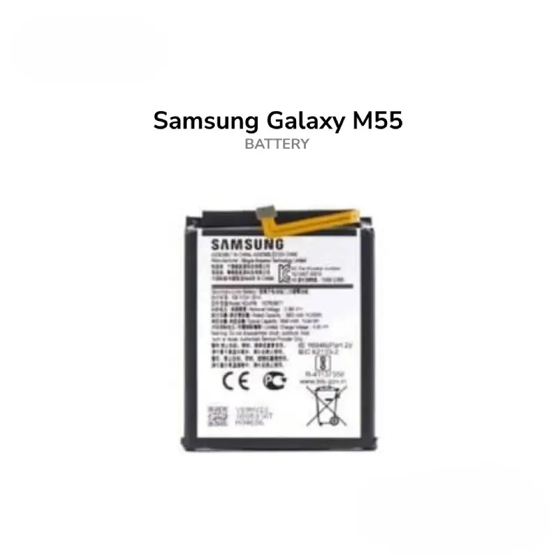 Samsung Original Samsung Galaxy M55 Battery Price in Bangladesh Samsung Battery Price in Bangladesh - Mobile.com.bd