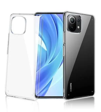 Xiaomi Mi 11 Lite Shockproof Transparent Liquid Crystal Long Time Use Soft premium protective back cover Case & Cover Price in Bangladesh - Mobile.com.bd