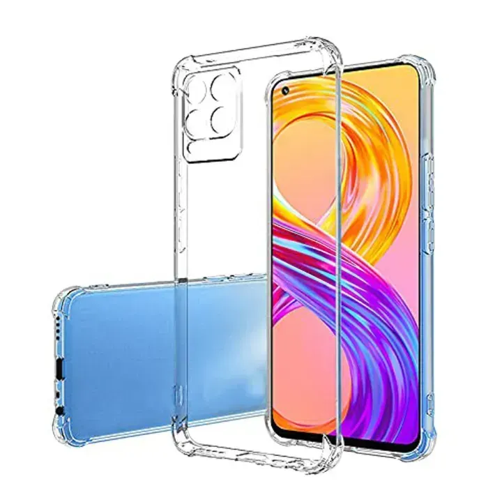 Realme 8 Realme 8 Pro 4g Flexible Clear Transparent Soft TPU Back Case Cover