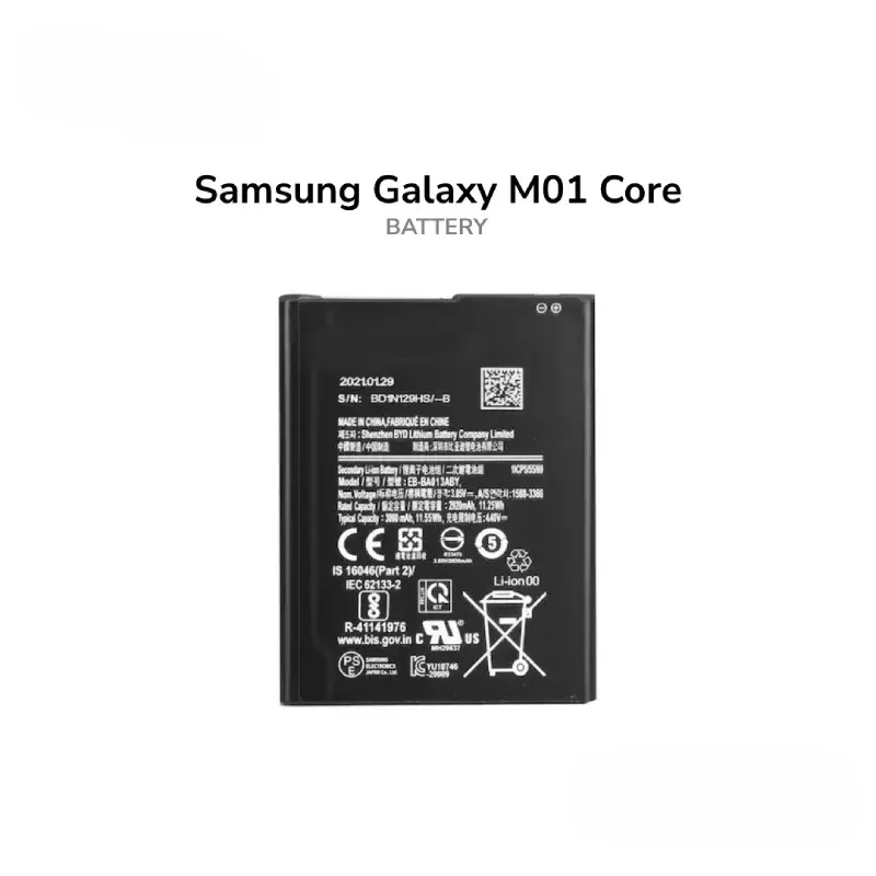 Samsung Original Samsung M01 Core Battery Price in Bangladesh Samsung Battery Price in Bangladesh - Mobile.com.bd