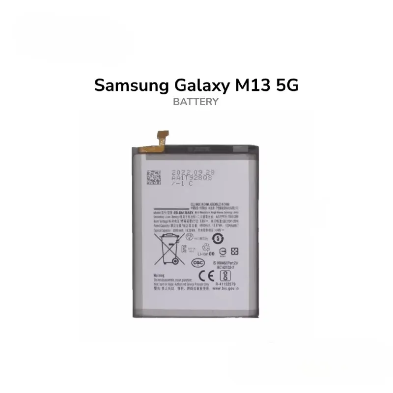 Samsung Original Samsung M13 5G Battery Price in Bangladesh Samsung Battery Price in Bangladesh - Mobile.com.bd