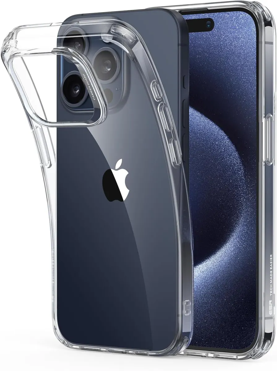 IPhone 15 Pro Max Transparent Clear Silicon Tup Back Cover Phone Cases Phone