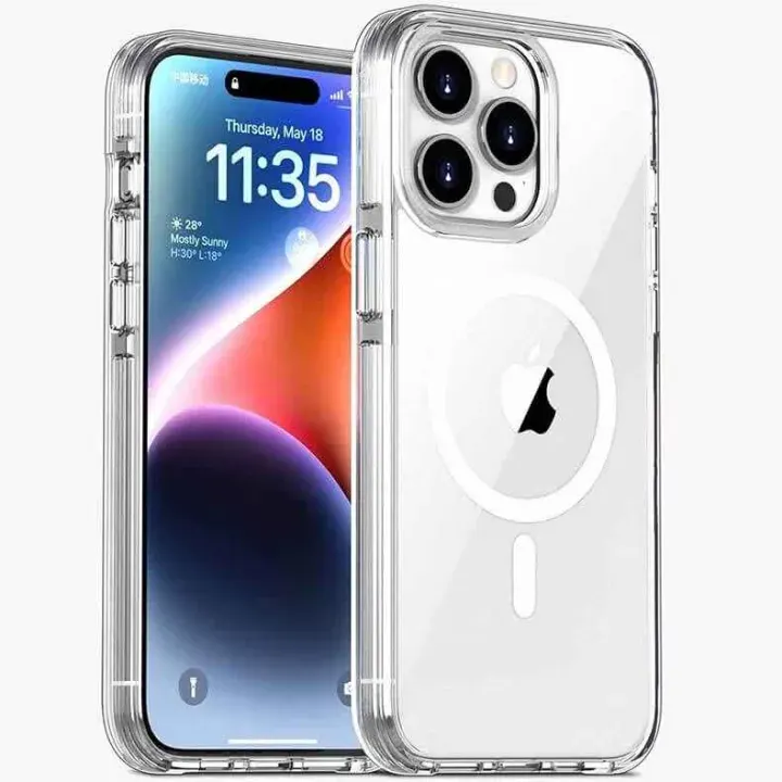 Iphone 12 Pro Reinforced Shockproof Cushion Back Clear Hybrid Transparent Sof