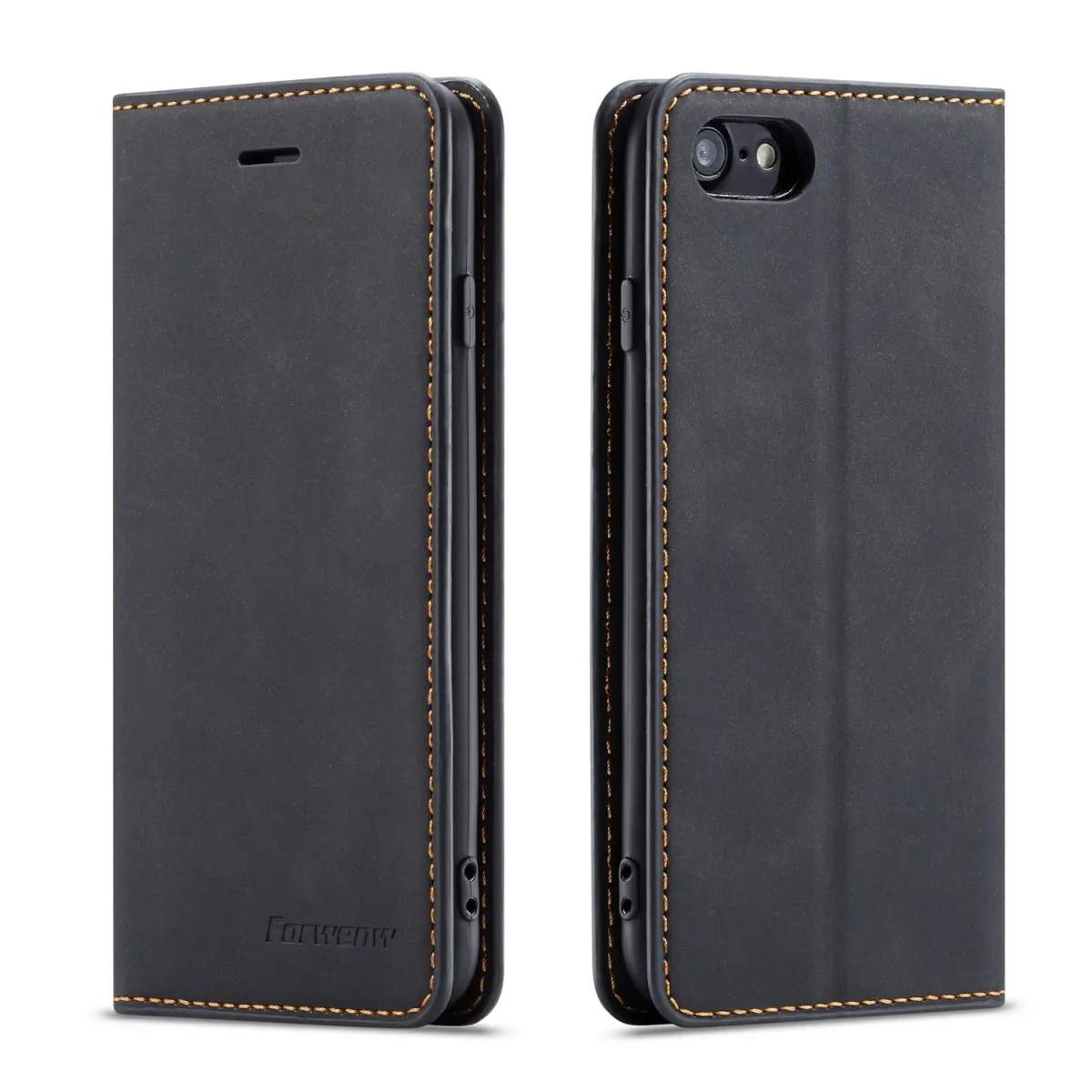 Apple iPhone 7 8 Phone Case Luxury Retro Wallet Case with Credit Card Slot