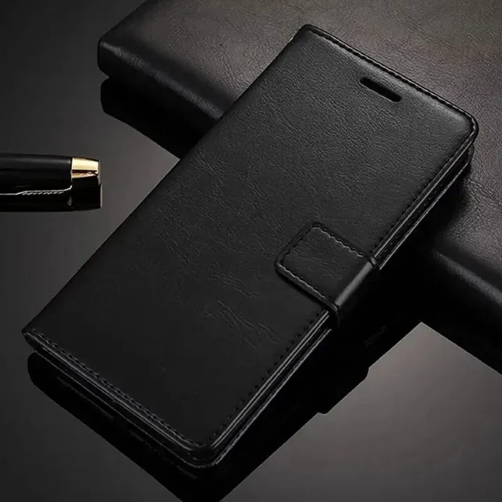 Xiaomi Poco M3/R Edmi 9 Times Crazy Horse Style Leather Shell Wallet Flip Cover magnetic phone case mobile phone leather case safety protection and shock resistance