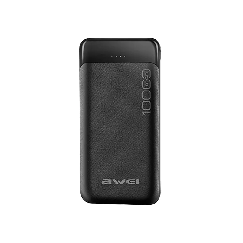 Awei P37K 10000mAh Fast Charging Portable Power Bank Charging Port Parts Price in Bangladesh - Mobile.com.bd