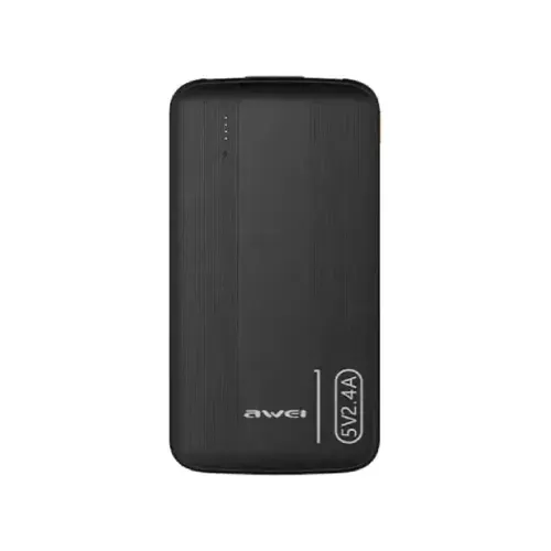 Awei P20K 10000mAh Powerbank 2.4A Slim PowerBank Dual Output Power Banks Price in Bangladesh - Mobile.com.bd