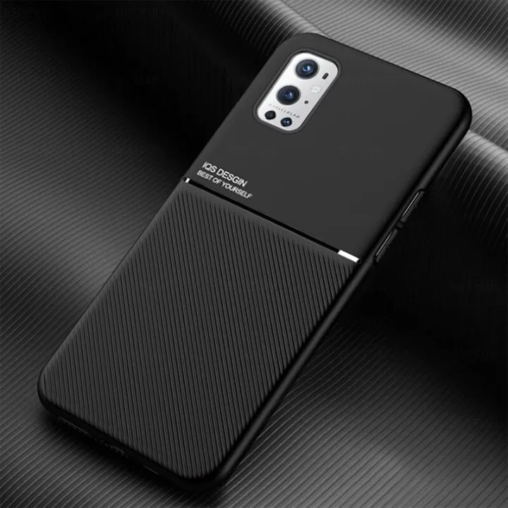 Relaxtoo for OnePlus 9 Pro Friction Leather Coating Case for OnePlus 9pro soft silicone back cover for oneplus9 pro leather felt car magnetic interesting case
