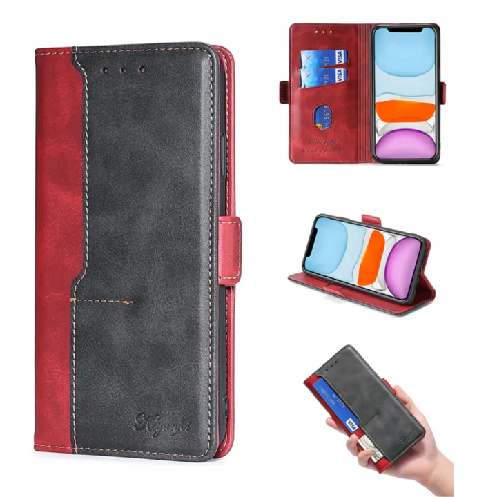 Vivo Y20 Case Flip Leather Case Magnetic Wallet Anti-phone Cover