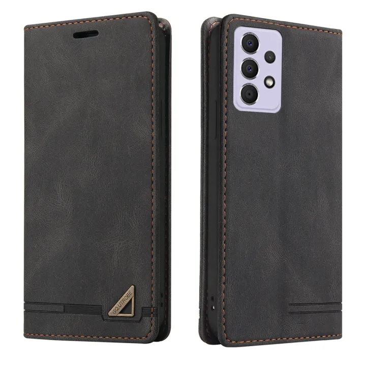 R Leather Wallet Flip Built-in Card Slots Magnetic Closure protective cover for Samsung Galaxy A52 /Galaxy A52 5G /samsung Galaxy a52s 5G phone case cover