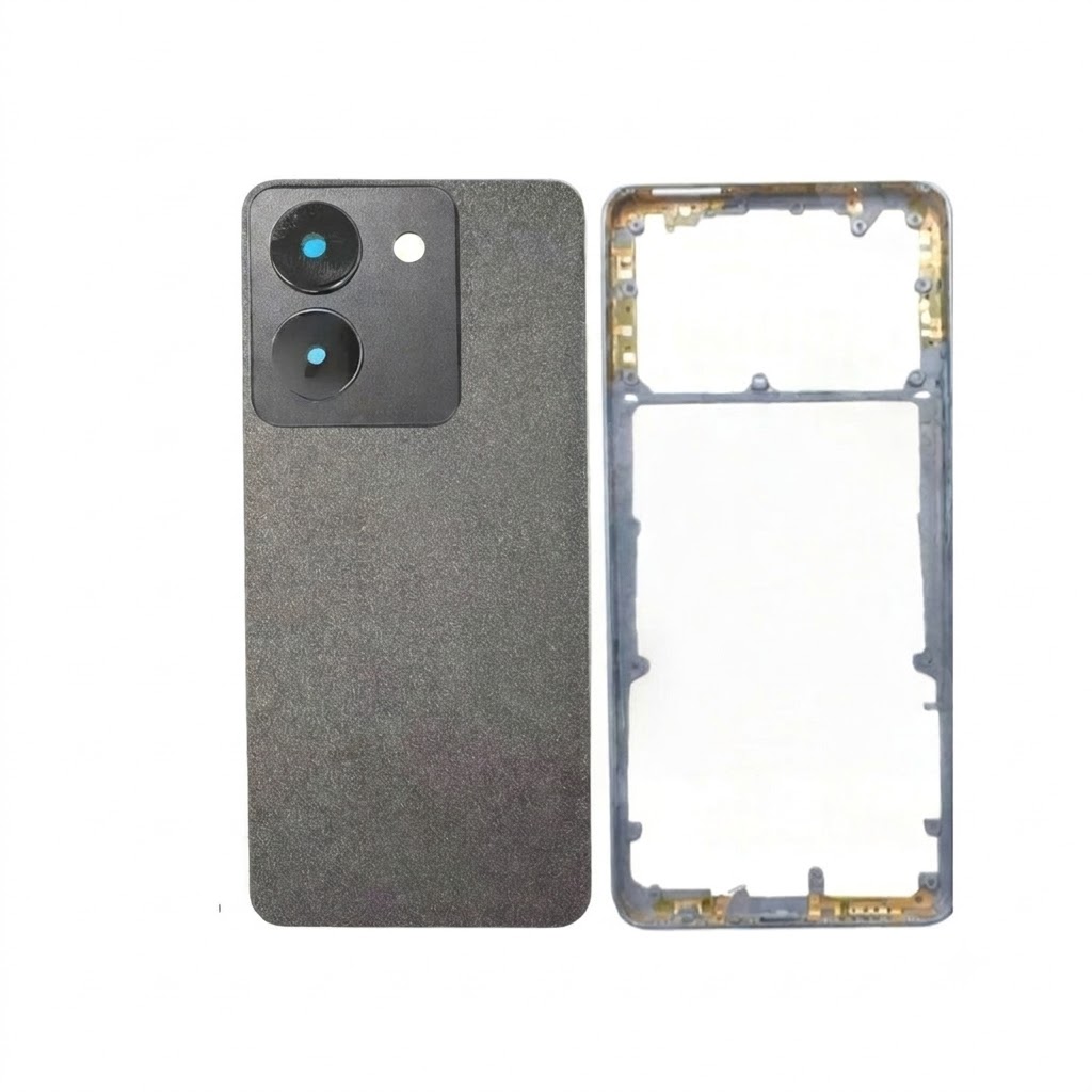 Vivo Y36 (Backshell) Back Panel with Side Frame Housing (Black) Replacement Parts Price in Bangladesh - Mobile.com.bd