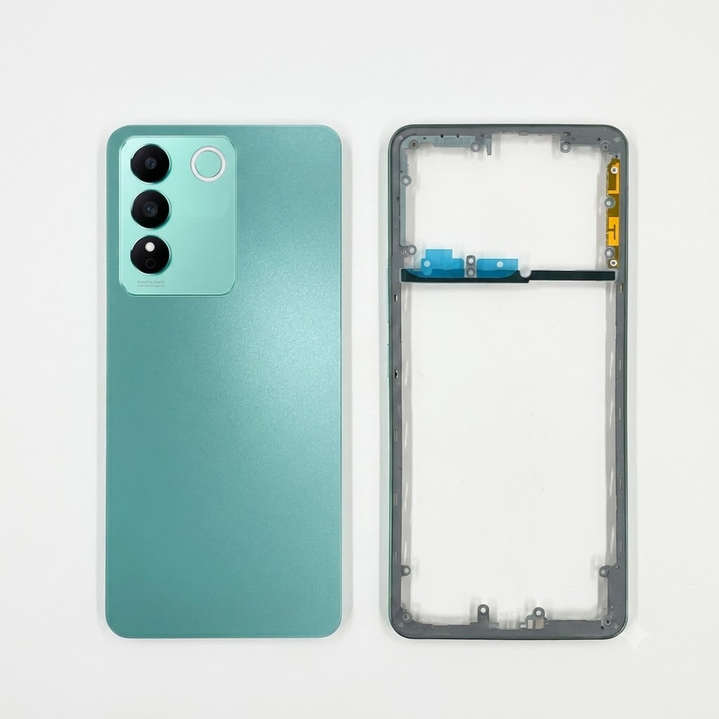 Vivo V27e (Backshell) Back Panel with Side Frame Housing(Green) Replacement Parts Price in Bangladesh - Mobile.com.bd