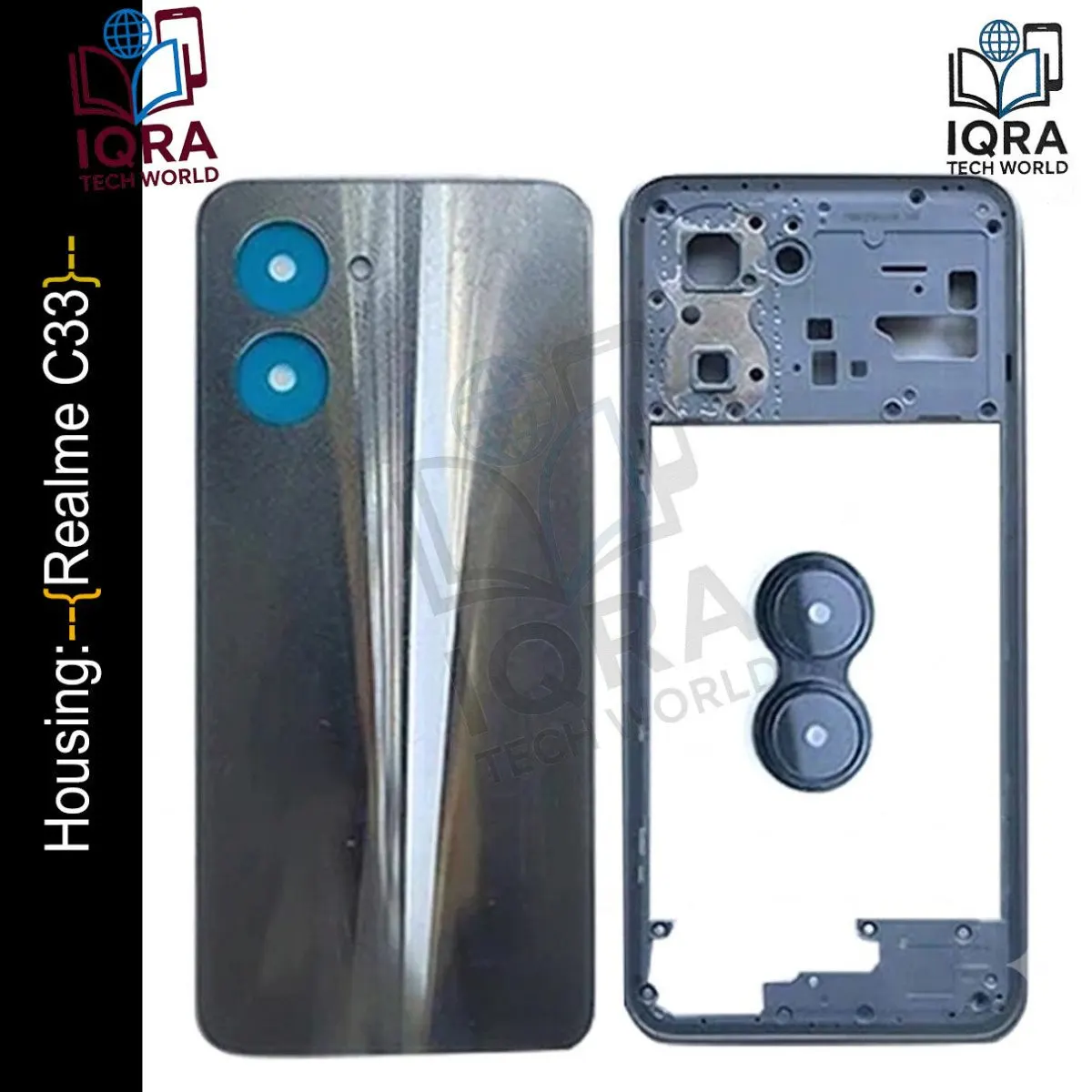 Realme C33(Backshell) Back Panel with Side Frame Housing(Gold) Back Panels & Housings Price in Bangladesh - Mobile.com.bd