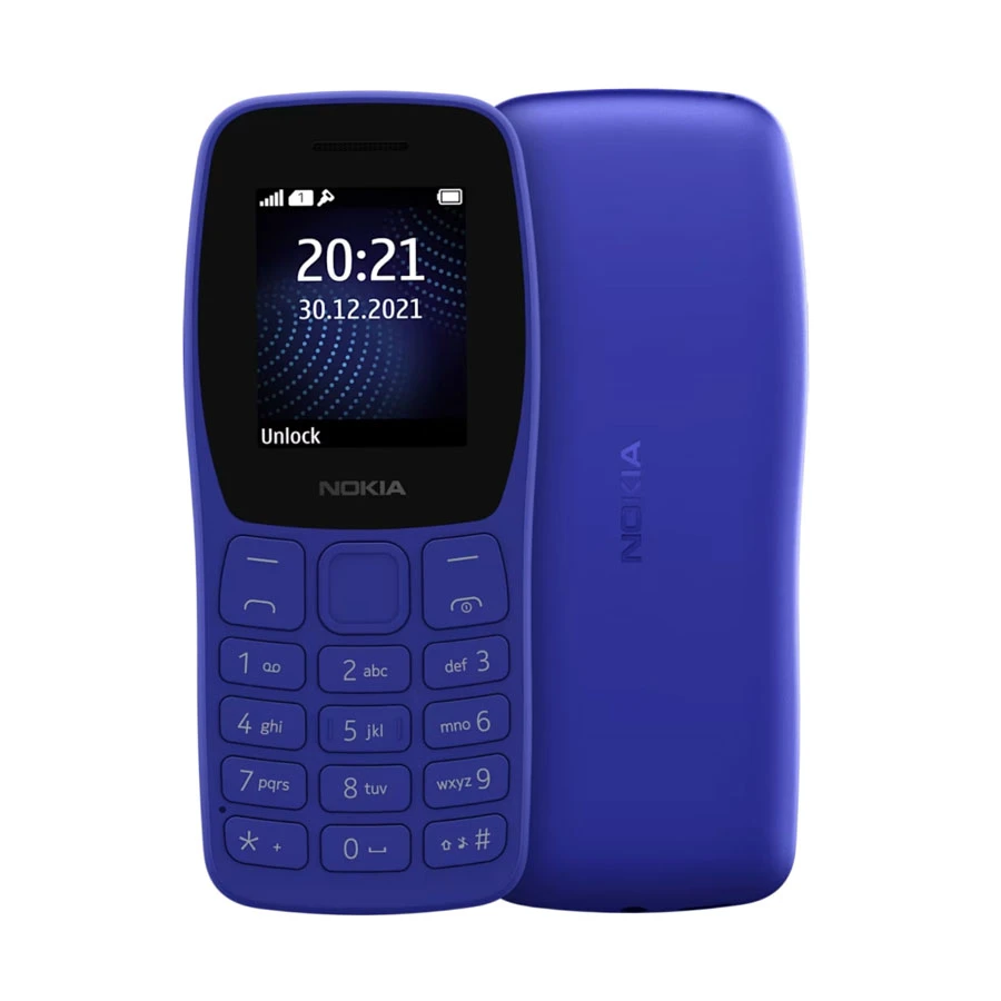 Nokia 105 Classic Charcoal Feature Phone (Dual Sim) Featured Phone Price in Bangladesh - Mobile.com.bd
