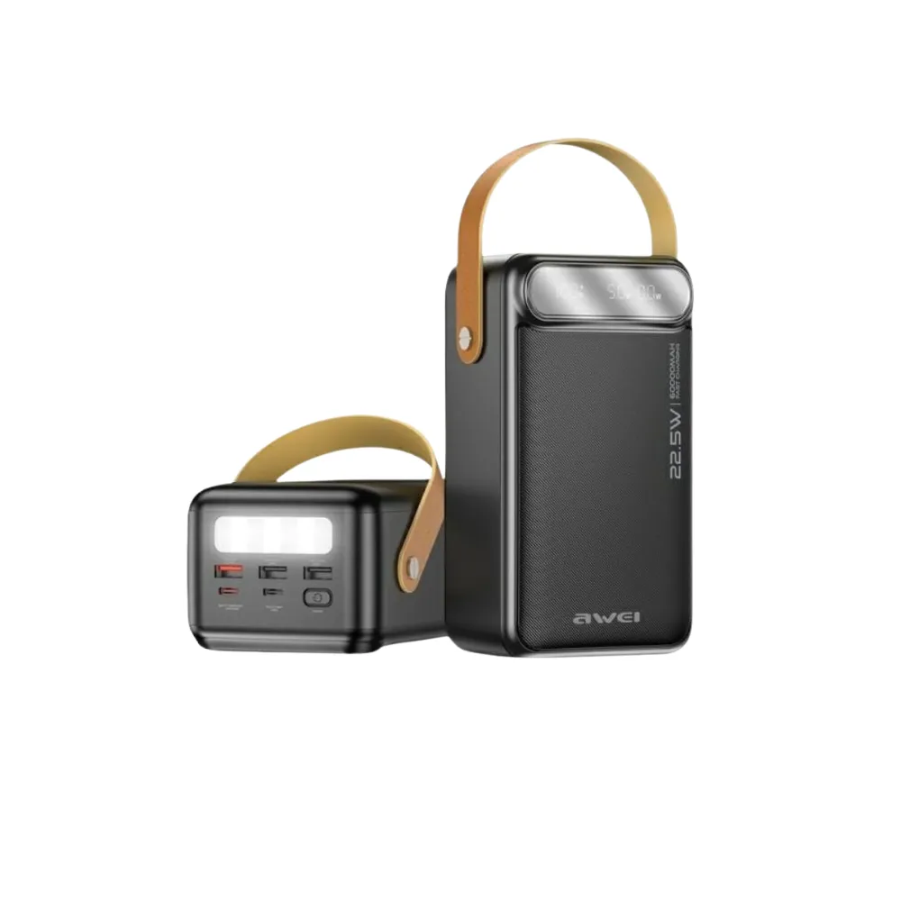 AWEI P101K 60000mAh 22.5w Fast Charging Power Bank Power Banks Price in Bangladesh - Mobile.com.bd