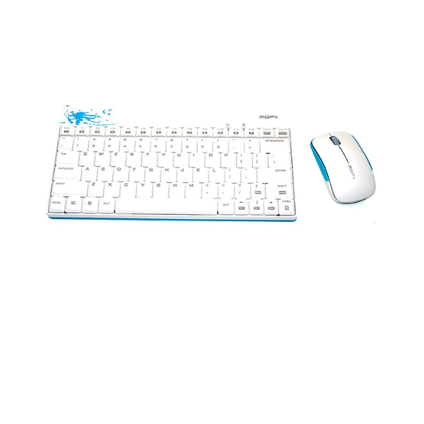 Mofii X210 Wireless Blue White Keyboard & Mouse Combo - Price in Bangladesh