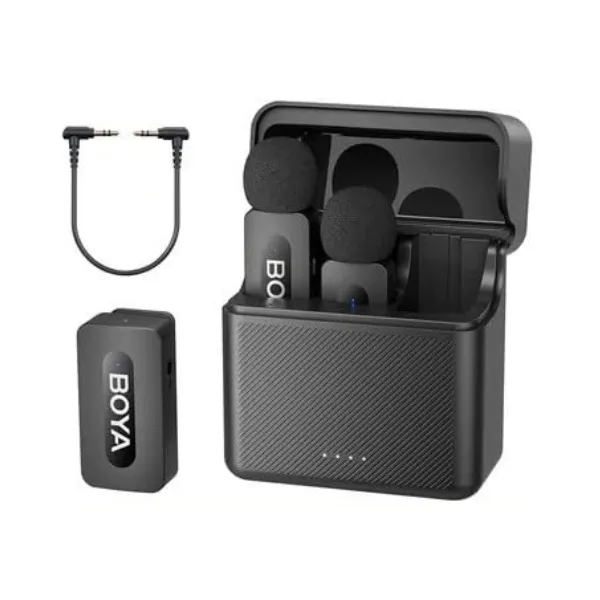 Boya BY-V35 2.4 GHz Dual Channel Wireless Microphone Price in Bangladesh - Mobile.com.bd