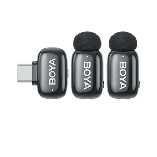 Boya Mini 2-04 Black Super Mini Wireless Microphone Price in Bangladesh - Mobile.com.bd