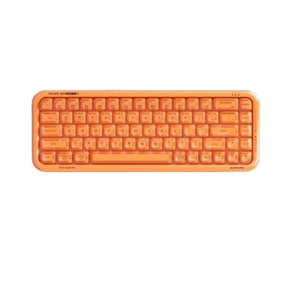 Mofii SK-711TM Orange 2.4GHz Wireless/Bluetooth/Wired RGB Rechargeable Mechanical Gaming Keyboard Price in Bangladesh - Mobile.com.bd
