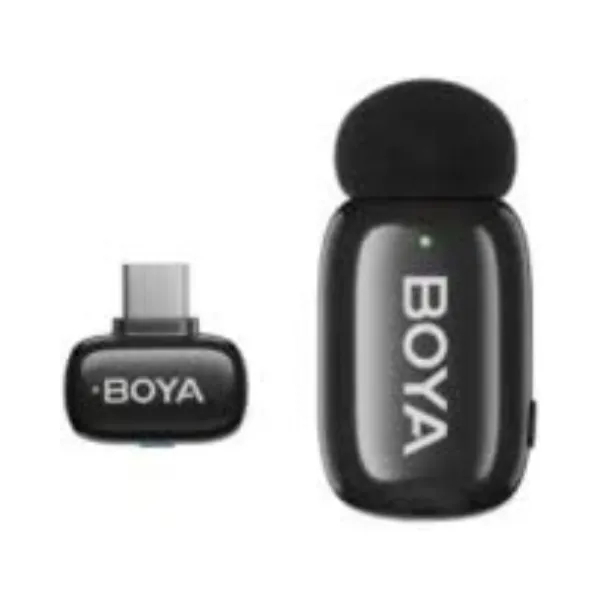 Boya Mini 2-06 Black Super Mini Wireless Microphone Price in Bangladesh - Mobile.com.bd