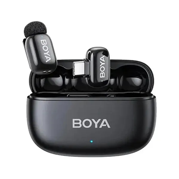 Boya Mini 2-05 Black Super Mini Wireless Microphone Price in Bangladesh - Mobile.com.bd