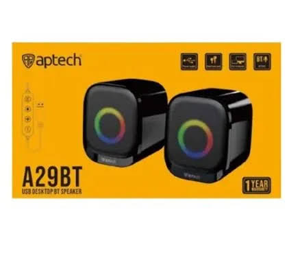Aptech A29BT 2.0 RGB USB Bluetooth Speaker Price in Bangladesh - Mobile.com.bd