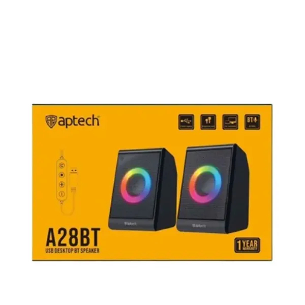 Aptech A28BT RGB USB Bluetooth Speaker Price in Bangladesh - Mobile.com.bd
