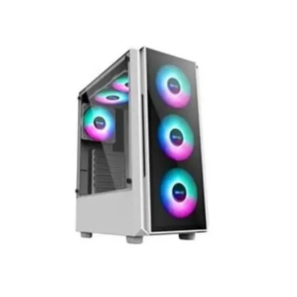 Aptech R21 Glass RGB White Gaming Casing Others Price in Bangladesh - Mobile.com.bd