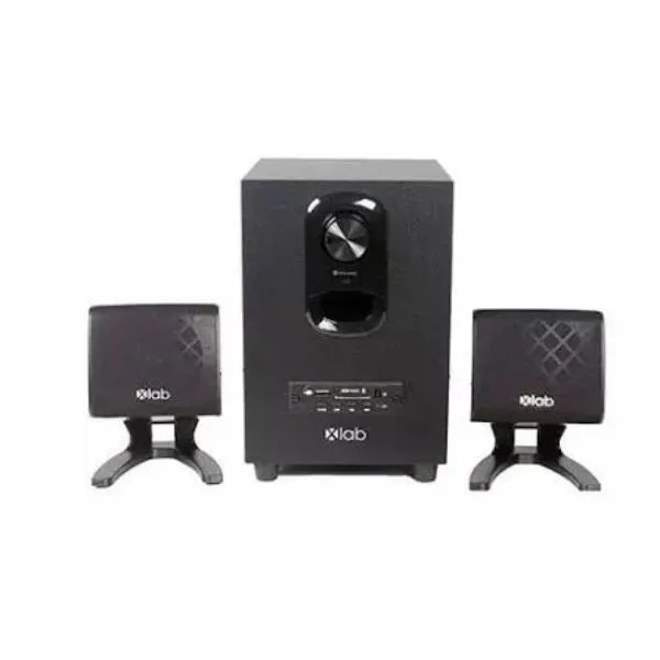 X Lab M-208 2:1 Black Wired Multimedia Speaker Price in Bangladesh - Mobile.com.bd
