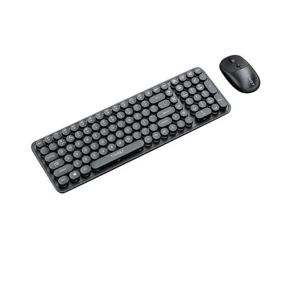 T-Wolf TF-350 Dot Punk 2.4GHz Wireless Black Keyboard Mouse Combo Mouse & Keyboard Price in Bangladesh - Mobile.com.bd