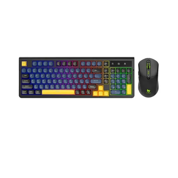 T-Wolf TF-300 Dual Mode Wireless Gaming Keyboard & Mouse Combo Mouse & Keyboard Price in Bangladesh - Mobile.com.bd